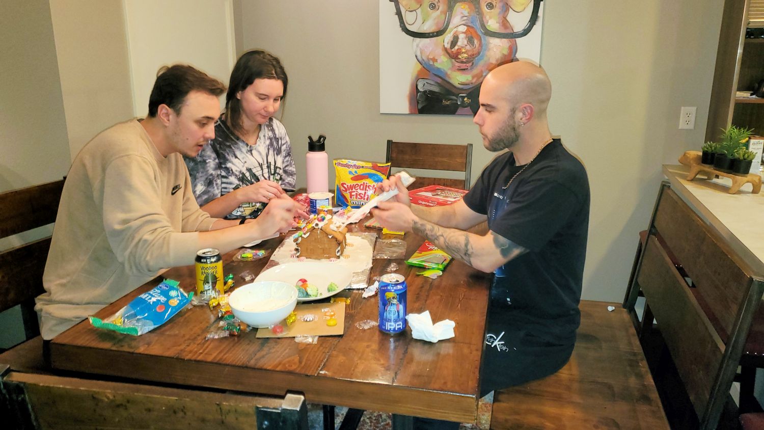 Xmas Day Ginger Bread House 